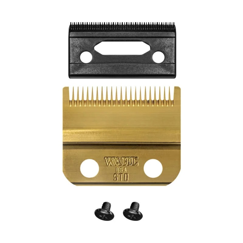 Wahl Magic Clip Hair Clipper Stagger-Tooth Gold Blade Set - Image 2