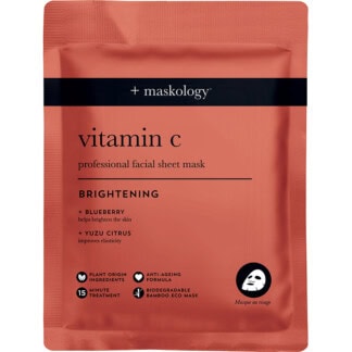 Maskology Professional Facial Sheet Mask - Brightening Vitamin C, 1/Pack