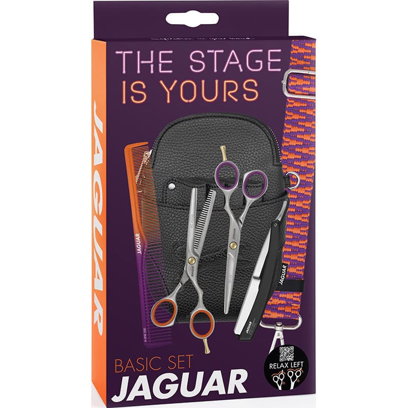Jaguar Pre Style Slice The Stage Is Yours Basic Set with Scissor, Thinner, Razor, Blades, Comb & Bag - Image 2