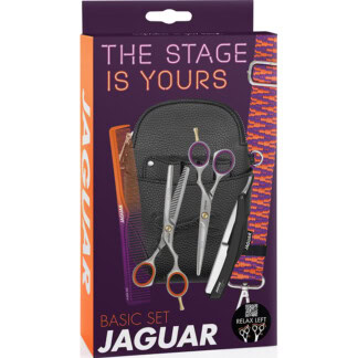 Jaguar Pre Style Slice The Stage Is Yours Basic Set with Scissor, Thinner, Razor, Blades, Comb & Bag