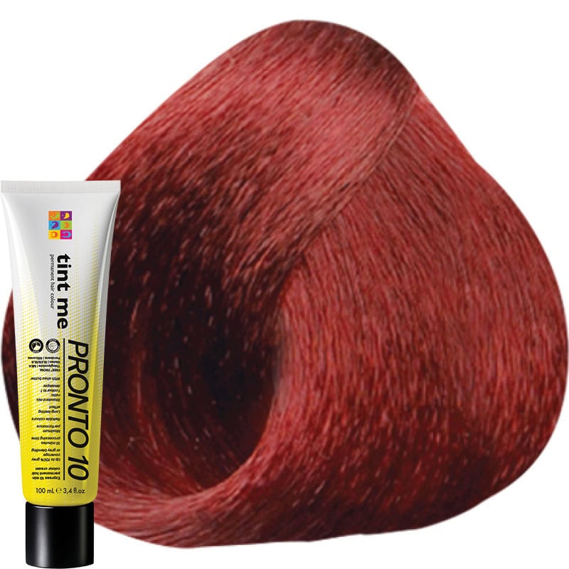 tint me 6.66 Dark Intense Red Blond PRONTO 10 Express Professional Hair Colour, 100ml