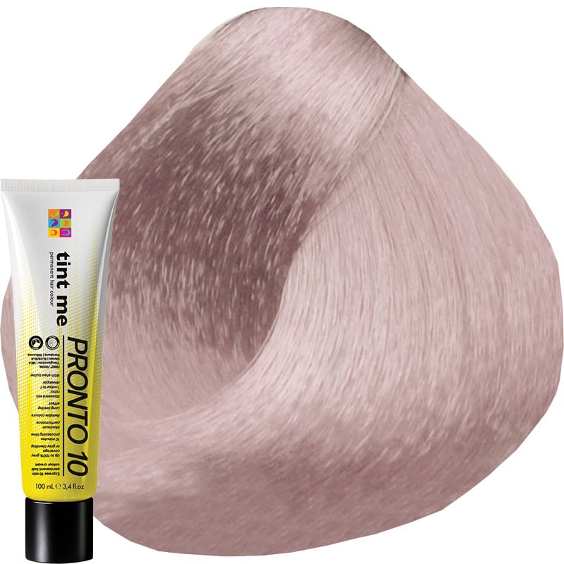 tint me 10.21 Platinum Irisé Ash Blond PRONTO 10 Express Professional Hair Colour, 100ml