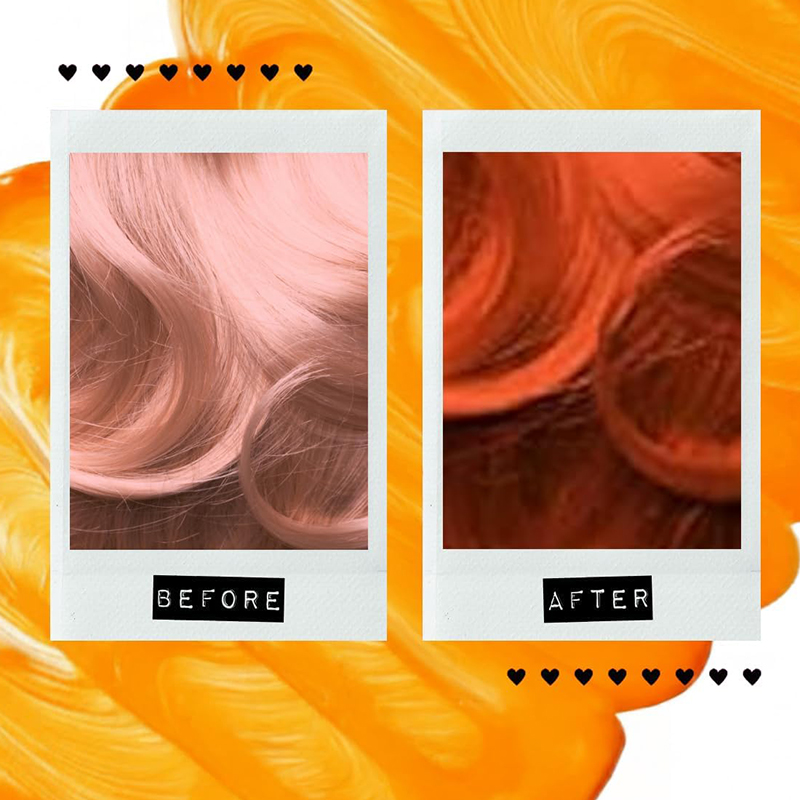 Manic Panic Love Color Hair Color Conditioner, Orange Crush, 236ml - Image 4