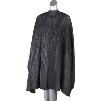 Salon Cape Black with Salon Tools, Studs