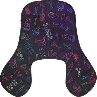 Cutting Collar Black with Neon Salon Tools, UV/PVC