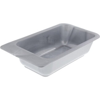 Tint Bowl Extra Wide with Rubber Base, Grey, 800ml, 245 x 128 x 60mm