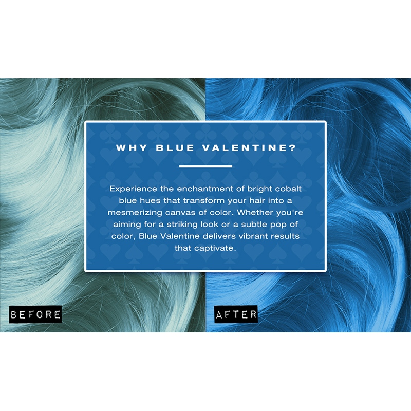 Manic Panic Love Color Hair Color Conditioner, Blue Valentine, 236ml - Image 4