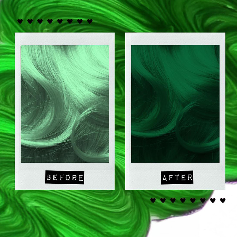 Manic Panic Love Color Hair Color Conditioner, Forest Nymph Green, 236ml - Image 4