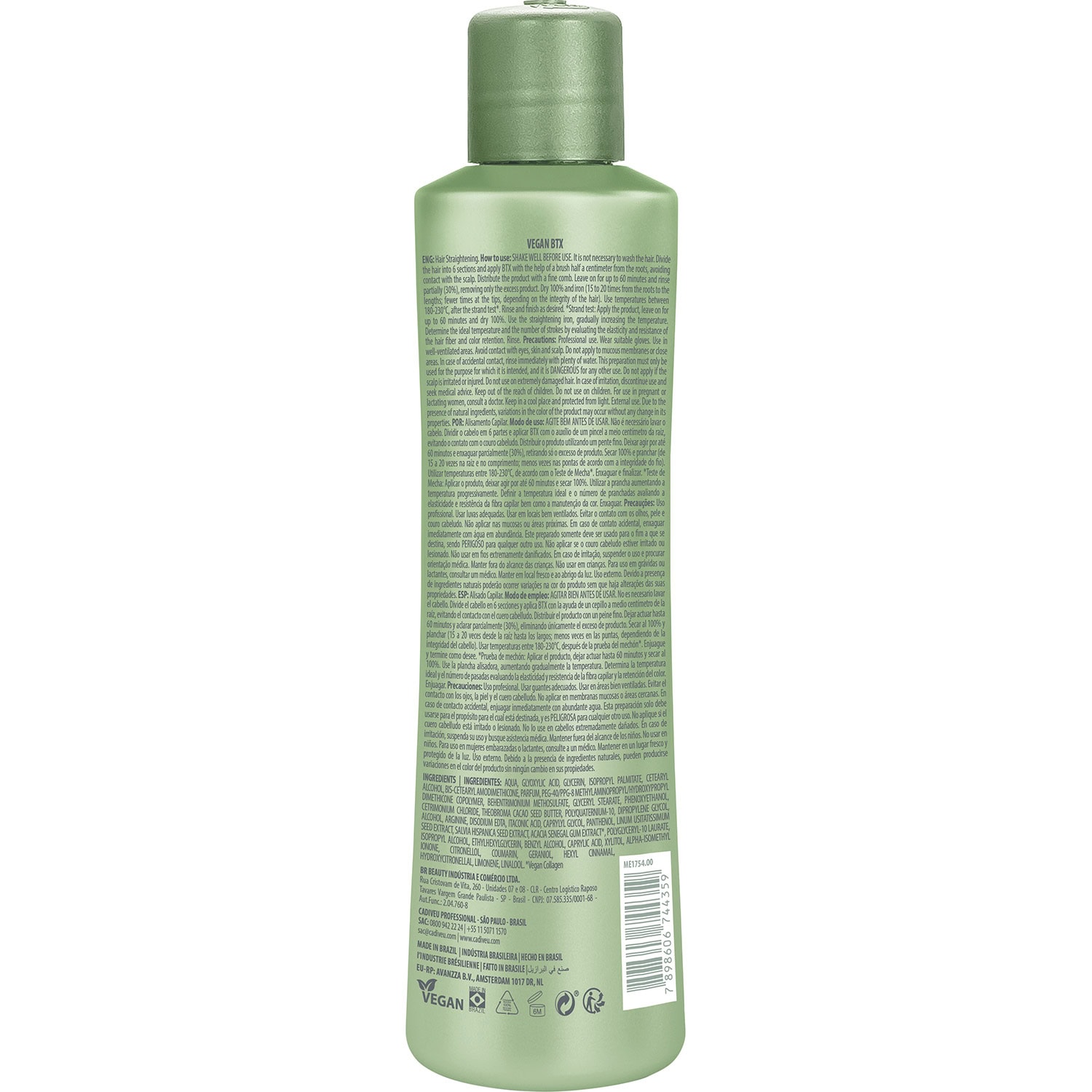 Brasil Cacau Step 2 BTX Formaldehyde-Free Reconstruction Treatment - Image 2