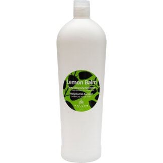 Kallos Lemon Balm Deep Cleansing Shampoo for Fine/Normal to Greasy Hair, 1 Litre