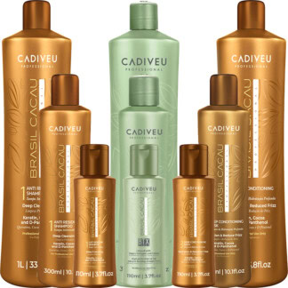 Brasil Cacau BTX Formaldehyde-Free Thermal Kit, 3 Pieces