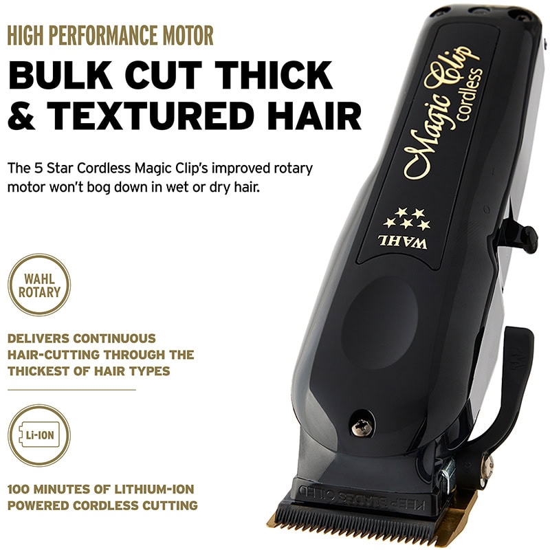 Wahl Barber Combo Magic Clip Hair Clipper & Detailer Hair Trimmer Cordless - Image 7