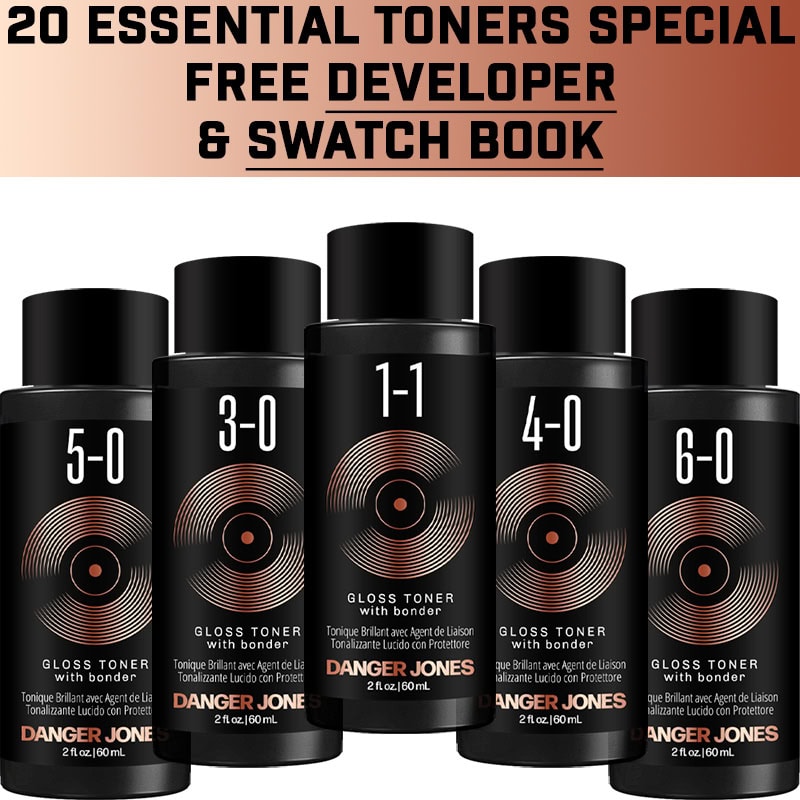 Danger Jones Gloss Toner Essentials Special, 20 Colours