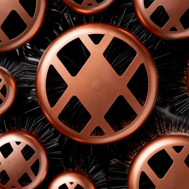 Olivia Garden HeatPro Ceramic + Ion Orchid Speed XL Long Barrel Brush Display: 12 Brushes & Stand - Image 9