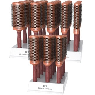 Olivia Garden HeatPro Ceramic + Ion Copper Speed XL Long Barrel Brush Displays & Stands