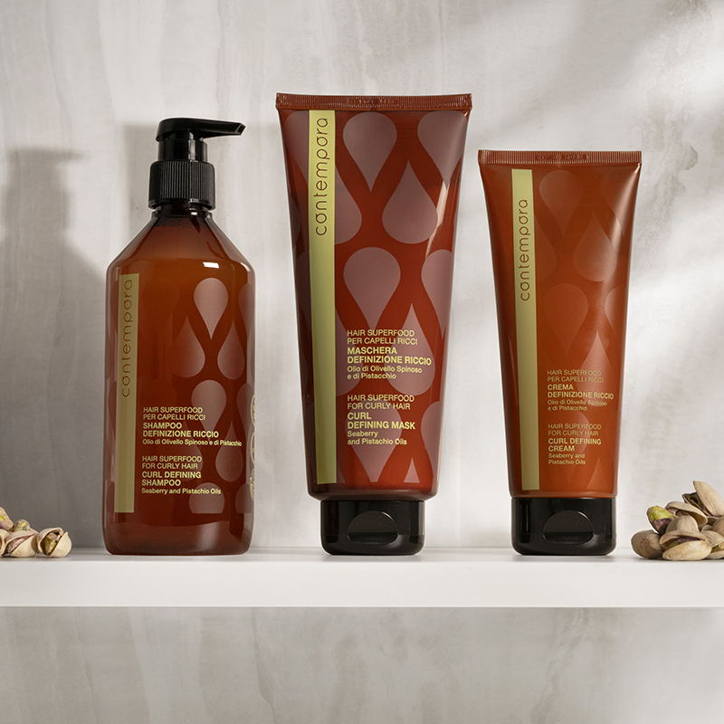 Contempora Hair Superfood for Curly Hair Curl Defining Mask, 350ml - Image 2