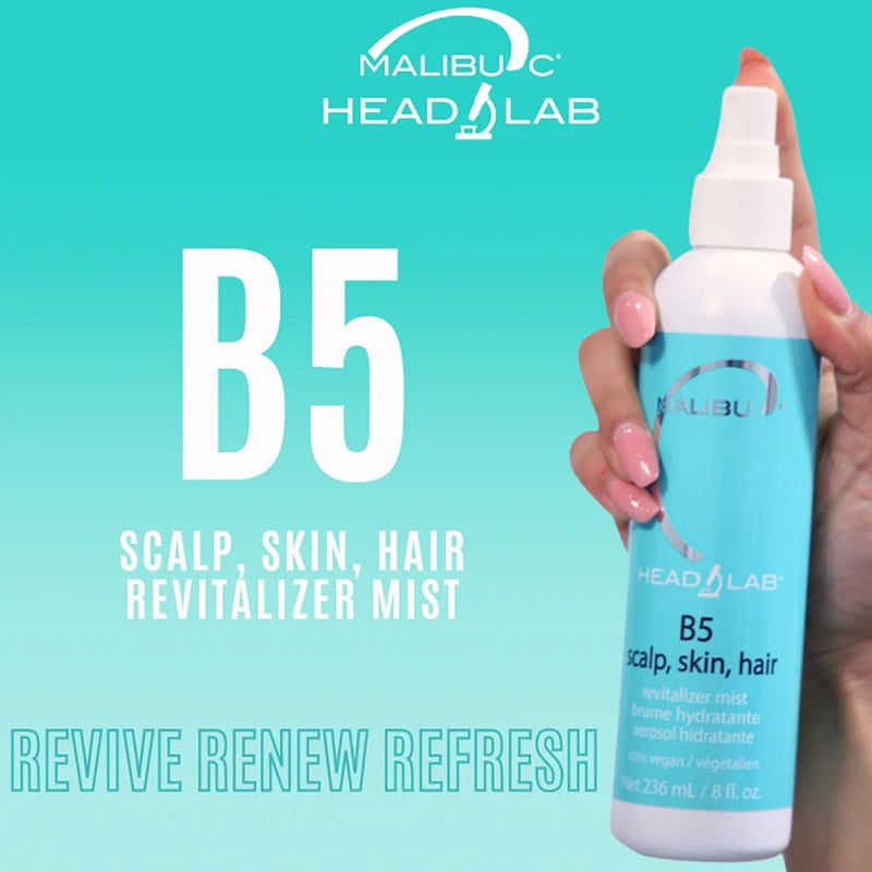 Malibu C Head Lab Scalp, Skin & Hair B5 Revitalizer Mist, 236ml - Image 2
