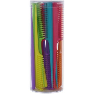 Teasing Combs Candy Colour, 24 Pieces