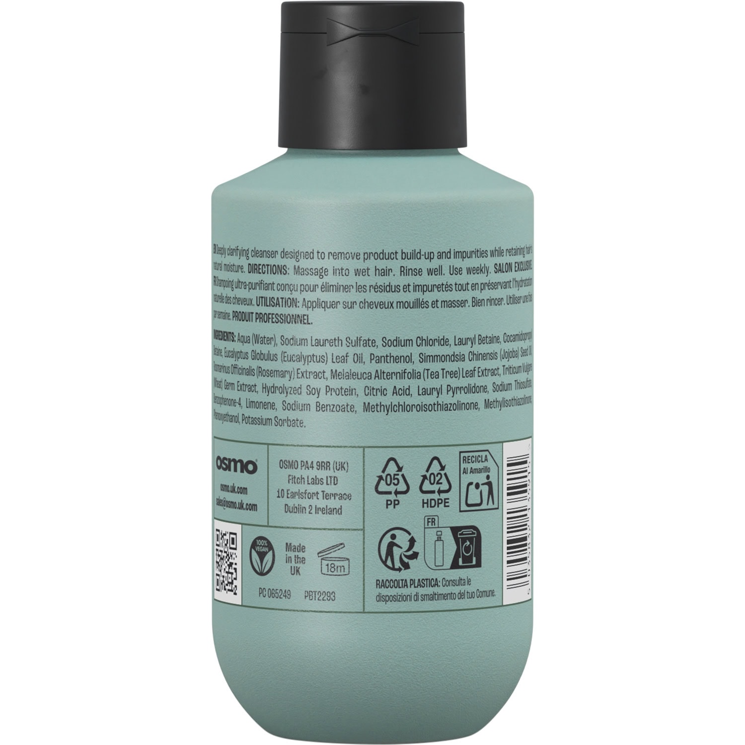 OSMO Scalp Therapy Detoxify Shampoo - Image 2