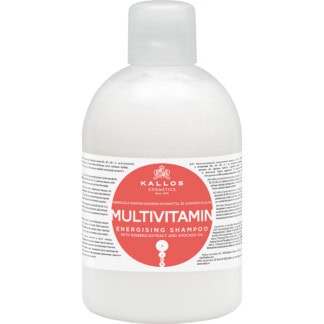 Kallos Multivitamin Energising Shampoo with Ginseng Extract & Avocado Oil, 1 Litre