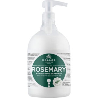 Kallos Rosemary Refreshing Shampoo with Rosemary Oil & Mint Extract, 1 Litre