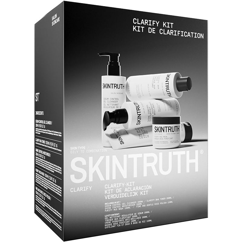 Skintruth Clarify for Oily/Combination Skin Complete Care Kit, 5 Pieces