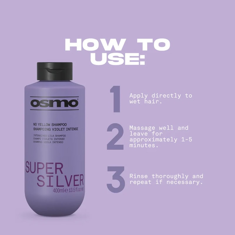 OSMO Super Silver No Yellow Shampoo - Image 4