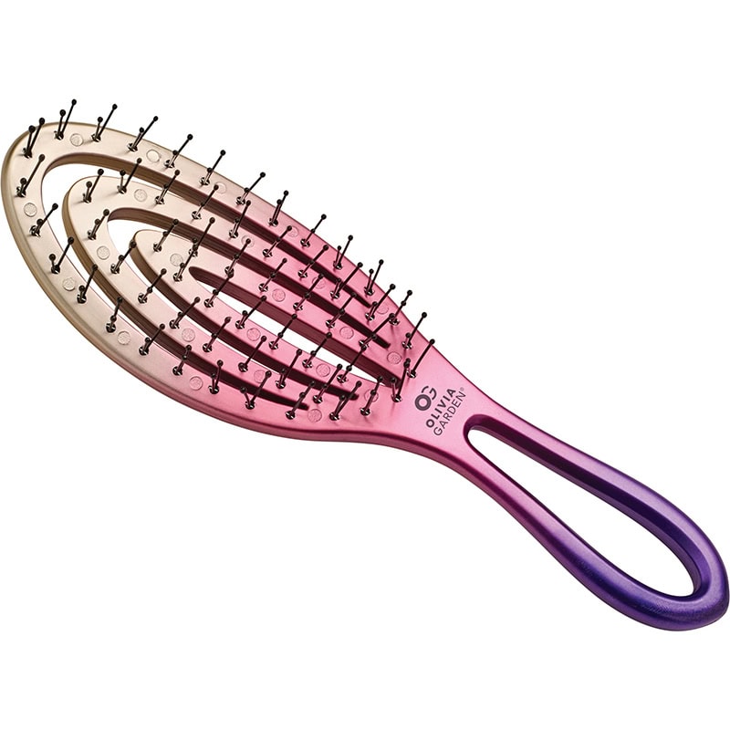 Olivia Garden Holiday Sunset Mini Detangler Display: 12 Brushes & Stand - Image 2