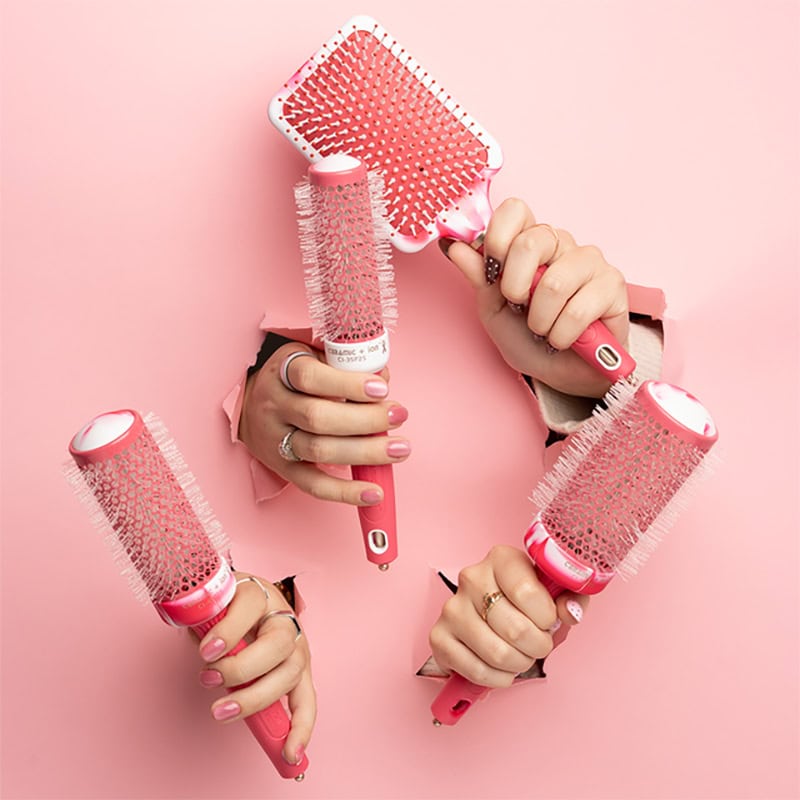 Olivia Garden Ceramic + Ion Thermal Breast Cancer Awareness 2025 Brush Collection - Image 7