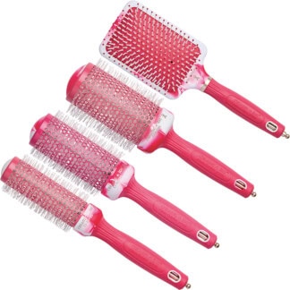 Olivia Garden Ceramic + Ion Thermal Breast Cancer Awareness 2025 Brush Collection