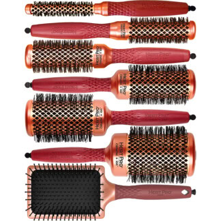 Olivia Garden HeatPro Ceramic + Ion Copper Brush Collection