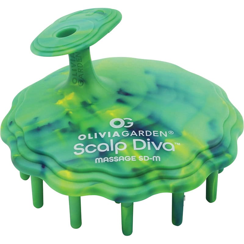 Olivia Garden Scalp Diva Brush Display: 9 Brushes & Stand - Image 5