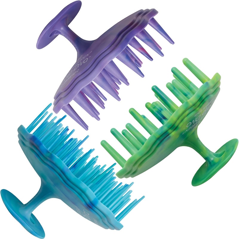 Olivia Garden Scalp Diva Brush Display: 9 Brushes & Stand - Image 3